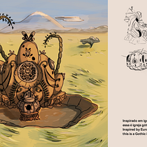 Meu projeto do curso: Concept art para animação: crie cenários mágicos. Traditional illustration, Digital Illustration, Concept Art, and Digital Painting project by jbaymadesigner - 02.08.2023
