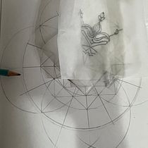My project for course: Introduction to Islamic Art: Create Biomorphic Patterns. Painting, Pattern Design, Drawing, Watercolor Painting & Ink Illustration project by hv099 - 02.15.2023