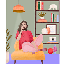Mi proyecto del curso: Ilustración digital colorida en Procreate. Traditional illustration, Drawing, Digital Illustration, and Digital Drawing project by Olivia Mercado Velasco - 02.16.2023