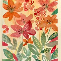 My project for course: Artistic Floral Watercolor: Connect with Nature. Ilustração tradicional, Pintura, Pintura em aquarela e Ilustração botânica projeto de Teresa Escada - 16.02.2023