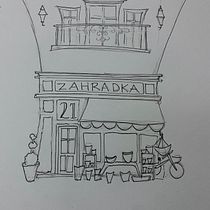 My project for course: Expressive Architectural Sketching with Colored Markers. Sketching, Drawing, Architectural Illustration, Sketchbook & Ink Illustration project by Melissa Ford - 02.16.2023