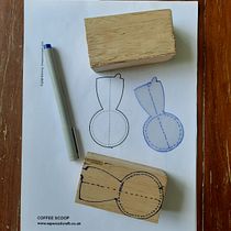 Meu projeto do curso: Confecção de colheres em madeira - Coffee Scoop . Artesanato, Design de produtos, DIY, e Marcenaria projeto de ari_boehme - 16.02.2023
