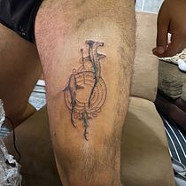 Mi proyecto del curso: Tatuaje para principiantes. Tattoo Design project by quinonesperezronald - 02.12.2023