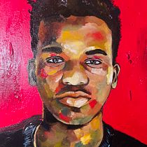 My project for course: Portrait Painting with Oil: Explore Light and Shade. Fine Arts, Painting, and Oil Painting project by Ngombe Richard - 02.17.2023