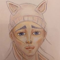 Mein Abschlussprojekt für den Kurs: Lebendiges Porträtzeichnen mit Buntstiften. Drawing, Portrait Drawing, Sketchbook, and Colored Pencil Drawing project by hartmann_miriam - 02.17.2023