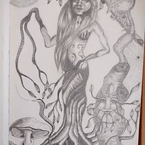 My project for course: Drawing From Imagination with Graphite and Charcoal . Traditional illustration, Fine Arts, Pencil Drawing, Drawing, Artistic Drawing, and Figure Drawing project by Brigette Russell - 02.17.2023