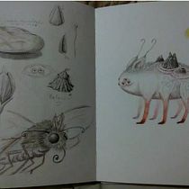 Mi proyecto del curso: Sketchbook de naturaleza fantástica: dibuja criaturas de otro mundo. Pencil Drawing, Drawing, Watercolor Painting, Sketchbook, and Naturalistic Illustration project by Jorge Dominguez - 02.17.2023
