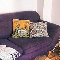 Mi proyecto del curso: Bordado XL con aguja mágica. Bordado, Decoração de interiores, Punch needle, e Design têxtil projeto de Melisa Gonzalez - 17.02.2023