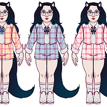 Meu projeto do curso: Design de personagens com identidade no Procreate. Ilustração tradicional, Design de personagens, Ilustração digital, Desenho artístico, Desenho digital, e Desenho anatômico projeto de Livia Velane - 18.02.2023
