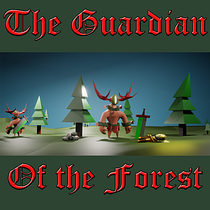  Modelado de personajes low poly: The Guardian of the Forest Ein Projekt aus dem Bereich 3D, 3-D-Modellierung, Videospiele, Design von 3-D-Figuren und Design für Videospiele von miguel enrique mendoza garcia - 23.02.2023
