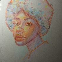 Mi proyecto del curso: Dibujo de retratos llamativos con lápices de colores. Drawing, Portrait Drawing, Sketchbook, and Colored Pencil Drawing project by andrea_acevedo00 - 02.18.2023