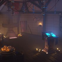 Mi proyecto del curso: Creación de escenarios 3D desde cero en Maya. Een project van 3D,  3D-modellering y  3D-ontwerp van Alberto Gallego - 19.02.2023