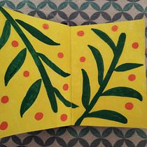 My project for course: Botanical Patterns in a Sketchbook: Conquer the Blank Page. Ilustração tradicional, Pattern Design, Ilustração botânica, e Sketchbook projeto de Sofia Kartsiou - 19.02.2023
