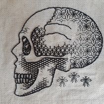 Mijn project van de cursus: Inleiding tot borduurwerk in blackwork. Un proyecto de Bordado y Diseño textil de jessica_str - 19.02.2023