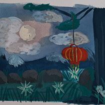Mon projet du cours : Paysages fantastiques à l'aquarelle et à la gouache. Un progetto di Pittura, Pittura ad acquerello, Illustrazione naturalistica, Pittura gouache e Illustrazione tradizionale di Catherine - 19.02.2023