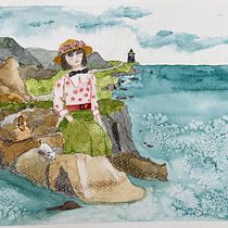 Mon projet du cours : Illustration et caractérisation de personnages à l’aquarelle. Un proyecto de Ilustración tradicional, Diseño de personajes y Pintura a la acuarela de Anne Marsan - 14.02.2023