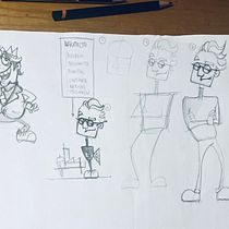 Il mio progetto del corso: Introduzione alla creazione di personaggi stile cartoon. Un projet de Illustration traditionnelle, Conception de personnages , et Dessin de miki.digiacomo - 19.02.2023