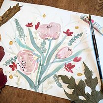 Mon projet du cours : Création d’une composition florale à l’aquarelle. Un projet de Illustration traditionnelle, Beaux Arts, Peinture, Aquarelle, Illustration botanique et Illustration naturaliste de josephine_18 - 19.02.2023