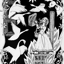 My project for course: Fairy-Tale Illustration with Pen and Ink. Projekt z dziedziny  R, sunek,  R, sunek art, st, czn,  R i sunek atramentem użytkownika Brittny - 16.02.2023