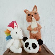 Mi proyecto del curso: Needle felting: creación de personajes con lana y aguja. Artesanato, Design de brinquedos, Feltragem com agulha, e Design têxtil projeto de Lupita Dardón - 20.02.2023