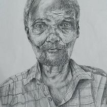 My project for course: Realistic Portrait with Graphite Pencil. Ilustração tradicional, Artes plásticas, Esboçado, Desenho a lápis, Desenho, Desenho de retrato, Desenho realista, Desenho artístico, e Desenho anatômico projeto de divya karthikeyan - 20.02.2023