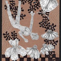 My project for course: Experimental Embroidery Techniques on Paper. Un progetto di Belle arti, Collage, Ricamo e Textile Design di Jeka Lambert - 20.02.2023