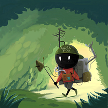The Explorer. Ilustração tradicional, Ilustração digital, e Desenho digital projeto de Mirza Ramadhany - 20.02.2023