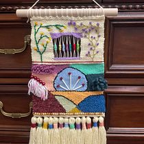My project for course: Decorative Tapestries: Advanced Handloom Techniques. Projekt z dziedziny  Haft,  Tkactwo, Tkanie, Wzornictwo tekst i liów użytkownika waf310 - 20.02.2023