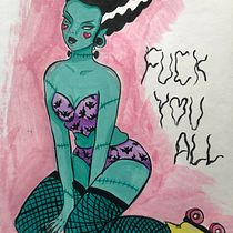 Mi proyecto del curso: Introducción a la ilustración de personajes con gouache y tinta china. Traditional illustration, Character Design, Ink Illustration, and Gouache Painting project by Mariana Lopez - 02.20.2023