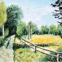 Mein Abschlussprojekt für den Kurs: Realistische Landschaften in Aquarell malen. Projekt z dziedziny  Sztuki piękne,  Malarstwo, Sketching, Malowanie akwarelą, Ilustracja naturalist i czna użytkownika Alexandra Menke - 20.02.2023