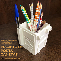 Meu projeto do curso: Introdução ao design e impressão 3D Ein Projekt aus dem Bereich 3D, Industriedesign, Produktdesign, 3-D-Modellierung und 3-D-Design von josegilaraujo - 10.02.2023