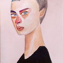Mi proyecto del curso: Retrato en acuarela a partir de una fotografía. Traditional illustration, Watercolor Painting, and Portrait Drawing project by Eduardo Valdes - 02.20.2023