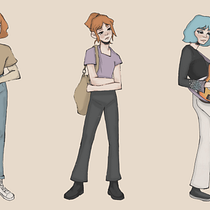 Meu projeto do curso: Desenho de personagens repletos de carisma. Projekt z dziedziny Projektowanie postaci, Sketching,  R, sunek, Stor, telling, Stor, board,  R, sunek art, st, czn i Narracja użytkownika Joyce Meneses - 21.02.2023