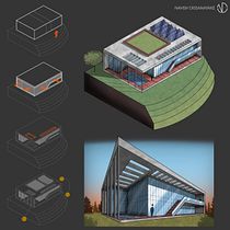 My project for course: Artistic Architectural Sketching with Procreate. Arquitetura, Esboçado, Ilustração digital, Arquitetura digital, Ilustração arquitetônica, Design, Desenho digital, Design digital, Desenvolvimento de portfólio, e Criatividade projeto de Navish Dissanayake - 21.02.2023