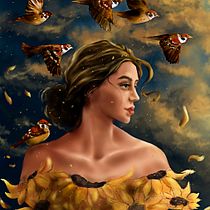 Mój projekt z kursu: Cyfrowe portrety fantasy w Photoshopie. Traditional illustration, Drawing, Digital Illustration, Portrait Drawing, Digital Drawing, and Digital Painting project by dariaaponiuk - 02.21.2023