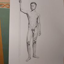 Mon projet du cours : Dessin réaliste du corps humain. Traditional illustration, Fine Arts, Sketching, Pencil Drawing, Drawing, Realistic Drawing, and Figure Drawing project by Marylù - 02.21.2023