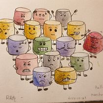 My project for course: Introduction to Colour Psychology: Chromatic Narrative. Traditional illustration, Fine Arts, Painting, Watercolor Painting, Children's Illustration, Narrative, and Color Theor project by ruta_123 - 02.24.2023