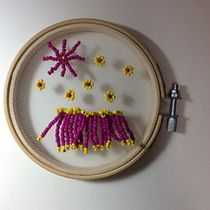 Mi proyecto del curso: Bordado de moda con pedrería: crea composiciones y plantillas replicables. Design de moda, Bordado, e Design têxtil projeto de Juliana guerrero - 21.02.2023