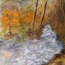 My project for course: Painting Realistic Watercolor Landscapes. Projekt z dziedziny  Sztuki piękne,  Malarstwo, Sketching, Malowanie akwarelą, Ilustracja naturalist i czna użytkownika jhombsch - 22.02.2023