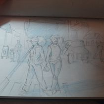Meu projeto do curso: Fundamentos do desenho de pessoas a partir da imaginação. Traditional illustration, Fine Arts, Sketching, Pencil Drawing, Drawing, Artistic Drawing, and Figure Drawing project by Gabriela Garcia - 02.22.2023