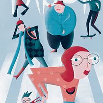 My project for course: Character Exploration for Expressive Illustration. Traditional illustration, Character Design, Drawing, and Digital Illustration project by Lucie Mrázová - 02.22.2023