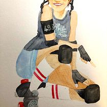 Mon projet du cours : Illustration et caractérisation de personnages à l’aquarelle. Un proyecto de Ilustración tradicional, Diseño de personajes, Pintura y Pintura a la acuarela de ptitejuju81 - 22.02.2023