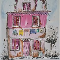 Mój projekt z kursu: Rysunek architektoniczny: kolor i artystyczna ekspresja. Een project van  Schetsen,  Tekening,  Architecturale illustratie, Sketchbook y  Illustratie met inkt van Mariola Klimowicz - 23.02.2023