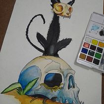 Mi proyecto del curso: Relatos ilustrados: de la idea al papel. Traditional illustration, Fine Arts, Painting, Pencil Drawing, Drawing, Watercolor Painting, Children's Illustration, and Narrative project by Carlos Adrián De La Paz Almaraz - 02.23.2023
