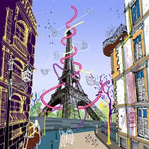 Ilustración arquitectónica: capta la personalidad de una ciudad. Paris.. Un proyecto de Ilustración tradicional, Arquitectura, Dibujo, Ilustración digital e Ilustración arquitectónica de Alba S. Nardelli - 17.02.2023