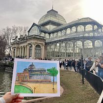 Mi proyecto del curso: Dibujo arquitectónico con acuarela y tinta. Sketching, Drawing, Watercolor Painting, Architectural Illustration, Sketchbook & Ink Illustration project by Maria Paola Guaqueta Malagon - 02.23.2023