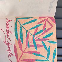 Rainbow jungle . Ilustração tradicional, Pattern Design, Ilustração botânica, e Sketchbook projeto de Tatiana Ehresmann - 24.02.2023