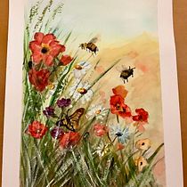 Meu projeto do curso: Ilustração da natureza com aquarela e carvão vegetal. Traditional illustration, Painting, and Naturalistic Illustration project by Cândida Ribeiro - 02.24.2023