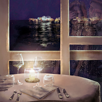 Surprise dinner. Traditional illustration, Digital Illustration, and Concept Art project by diegofaria - 02.18.2023