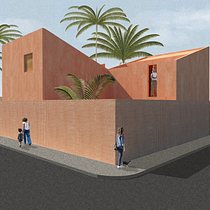 Meu projeto do curso: Representação gráfica de projetos arquitetônicos. Un projet de Architecture, Design graphique, Architecture d'intérieur, Design d'intérieur, Pa, sagisme, Collage, Architecture numérique et Illustration architecturale de Gabriela Andrade - 24.02.2023